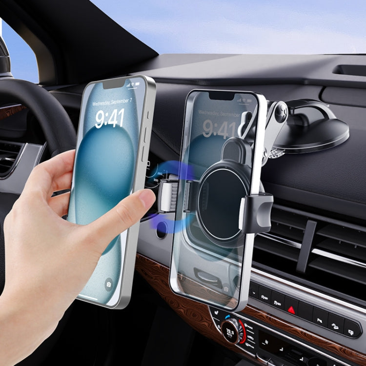 Central Control Instrument Panel Car Navigation Universal Phone Holder, Model: X24-6A Magnet Suction Cup