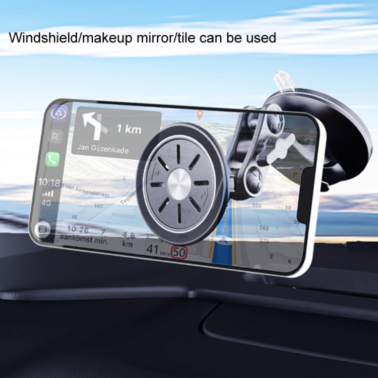 Central Control Instrument Panel Car Navigation Universal Phone Holder, Model: X24-6A Magnet Suction Cup