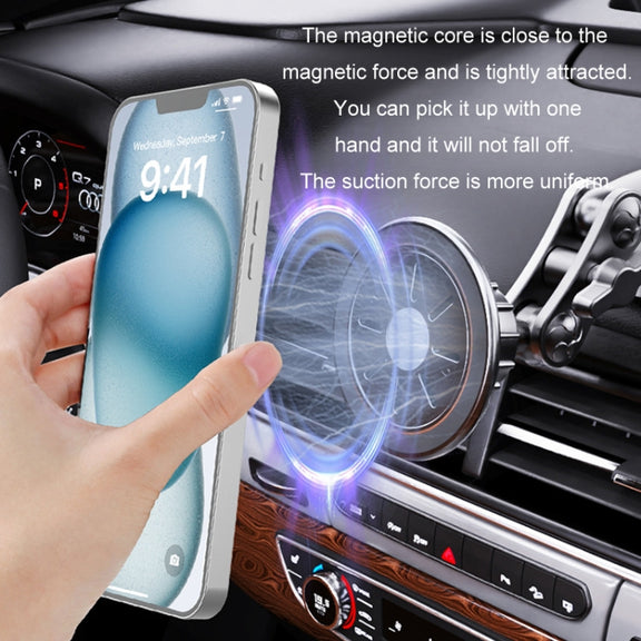 Central Control Instrument Panel Car Navigation Universal Phone Holder, Model: X24-6A Magnet Suction Cup
