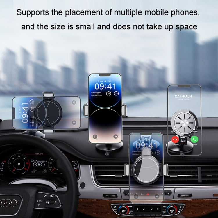 Central Control Instrument Panel Car Navigation Universal Phone Holder, Model: X24-6A Magnet Suction Cup