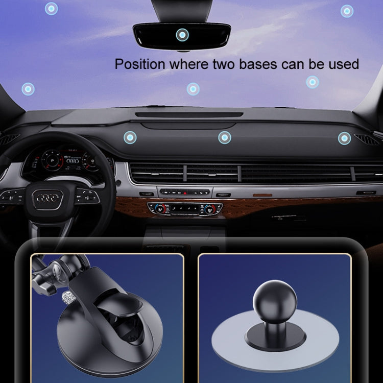 Central Control Instrument Panel Car Navigation Universal Phone Holder, Model: X24-6A Magnet Suction Cup