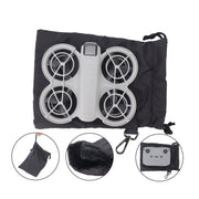 For DJI Neo CQT Body Remote Control Storage Bag Water-resistant Dirt-Resistant Drawstring Portable Handbag, Style: Body Pouch+Remote Control Pouch