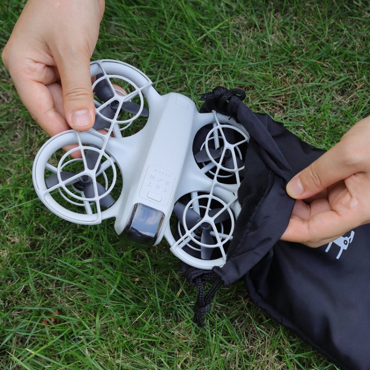 For DJI Neo CQT Body Remote Control Storage Bag Water-resistant Dirt-Resistant Drawstring Portable Handbag, Style: Body Pouch+Remote Control Pouch