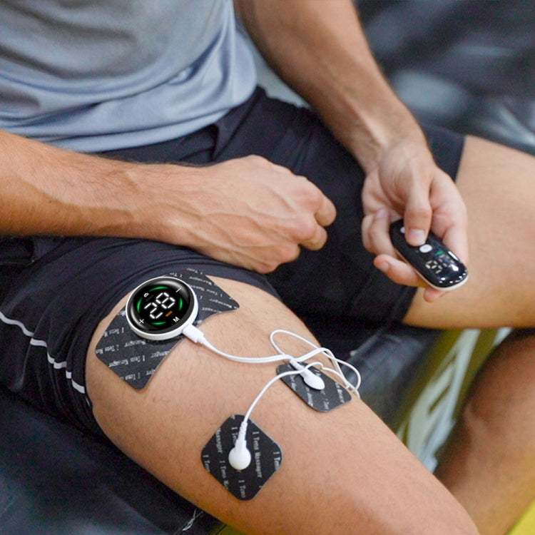 Cervical Massager EMS Pulse Therapy Device Full Body Massage Patch, Spec: Double Host Without Remote
