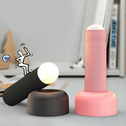 Hand Pull Night Light Rechargeable Bedroom Bedside Sleeping Lamp(Pink)