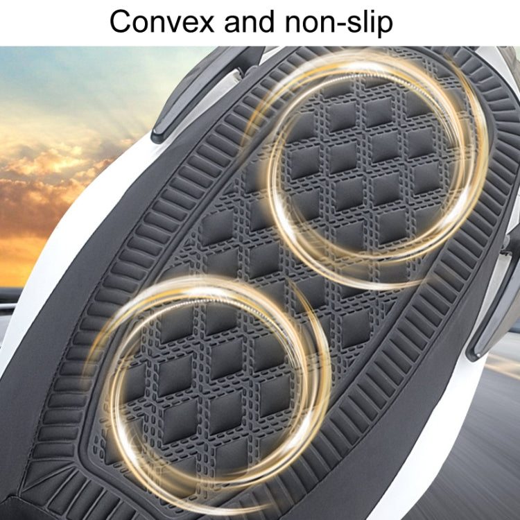 Small Electrical Bike Warm Breathable Non-Slip Cushion Cover(Black)