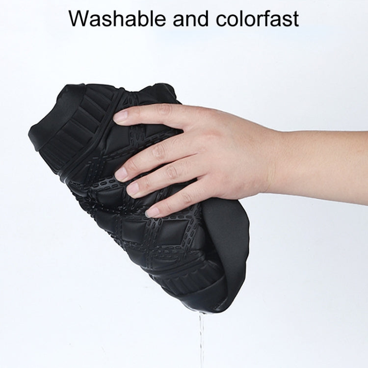 Medium Electrical Bike Warm Breathable Non-Slip Cushion Cover(Black)