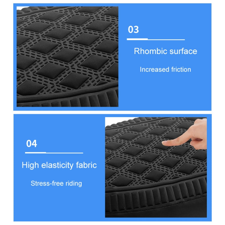 Large Electrical Bike Warm Breathable Non-Slip Cushion Cover(Brown)