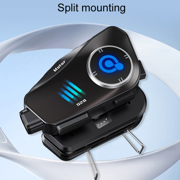 KUQIBAO Q28 Motorcycle Riding Helmet Bluetooth-compatible Headset Recorder(Hard Microphone)
