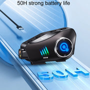 KUQIBAO Q28 Motorcycle Riding Helmet Bluetooth-compatible Headset Recorder(Soft Microphone)