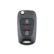 For Hyundai / Kia 3-Button Folding Car Key Shell(Horn Key)