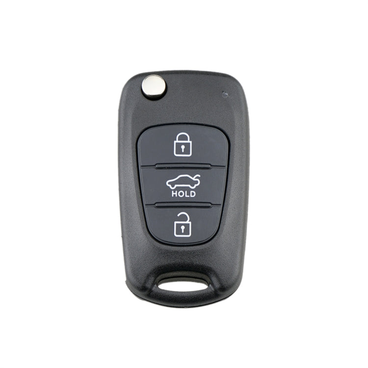For Hyundai / Kia 3-Button Folding Car Key Shell(Sedan Hold Key)
