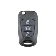 For Hyundai / Kia 3-Button Folding Car Key Shell(Sedan Hold Key)