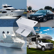 57pcs /Set RV Yacht Solar Panel Z-Shaped Aluminum Alloy Bracket(White)