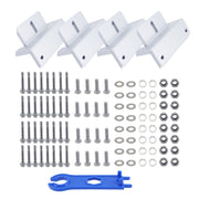 113pcs /Set RV Yacht Solar Panel Z-Shaped Aluminum Alloy Bracket(White)