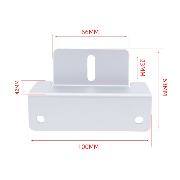 113pcs /Set RV Yacht Solar Panel Z-Shaped Aluminum Alloy Bracket(White)