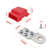 RV Yacht Industrial Distribution Box Copper Battery Terminal, Specifications: Two With Terminal