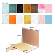 30x40cm 2+7 Thick Background Boards Photography Props Background Set, Style: One