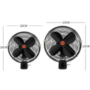 Engineering Car Excavator Strong Cooling High Power Fan, Size: 6 Inch 12V