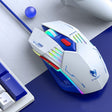T-WOLF G560 6-keys Cool Breathing Light Gaming Wired Mouse Mechanical Office Silent Mouse(Blue) - free shipping - PMC TechLife - Order now!