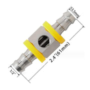 1/2 inch Fuel Pipe Fuel Pressure NPT Sensor T-type Barbed Connector