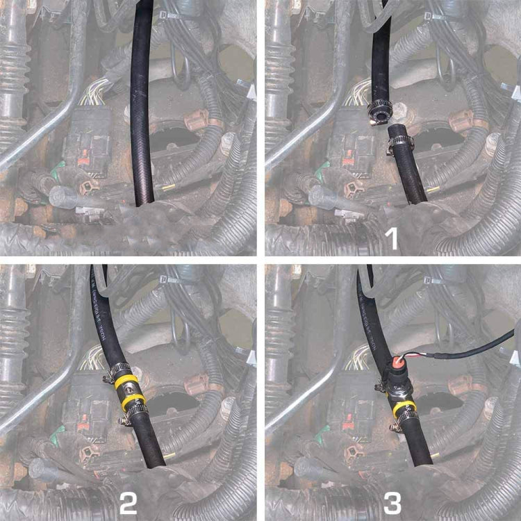 1/2 inch Fuel Pipe Fuel Pressure NPT Sensor T-type Barbed Connector