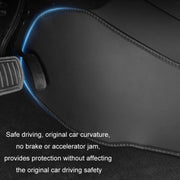 For Tesla Center Console Side Anti-kick Protective Pad, Style: For 2024 Model 3 Driver Passenger Inner Side Leather