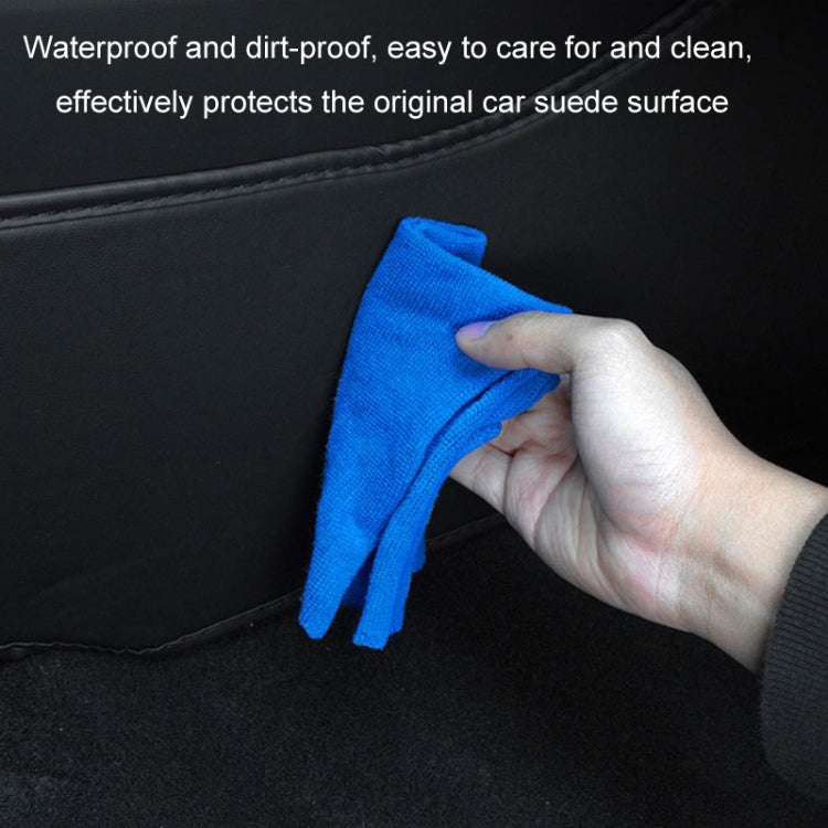 For Tesla Center Console Side Anti-kick Protective Pad, Style: MY Universal Driver Passenger Inner Side Leather
