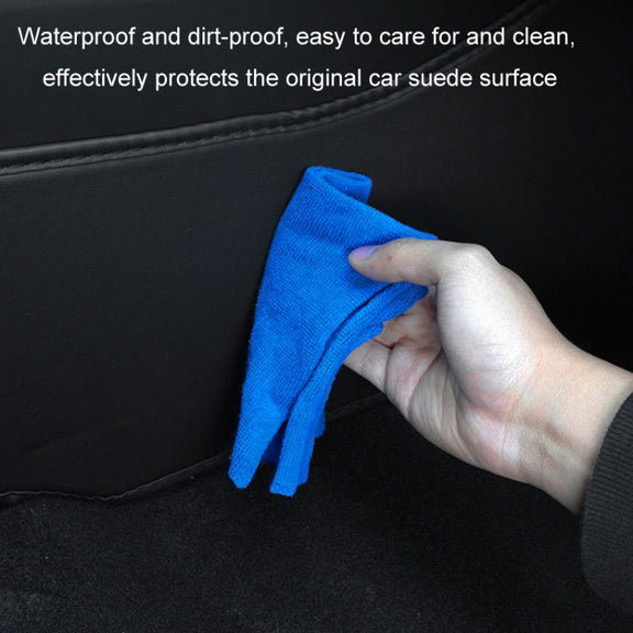 For Tesla Center Console Side Anti-kick Protective Pad, Style: For 2017-2023 Model 3 Center Console Sides Leather