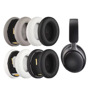 1pair For BOSE QC Ultra Headphone Leather Sponge Cover Earmuffs, Color: Black Leather