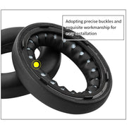 1pair For BOSE QC Ultra Headphone Leather Sponge Cover Earmuffs, Color: Black Leather