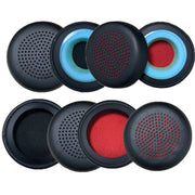 1pair For Plantronics UC B825 Headphone Leather Sponge Cover Earmuffs, Color: Black Mesh Leather