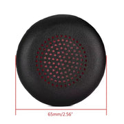 1pair For Plantronics UC B825 Headphone Leather Sponge Cover Earmuffs, Color: Black Mesh Leather