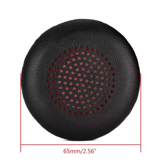 1pair For Plantronics UC B825 Headphone Leather Sponge Cover Earmuffs, Color: Red Mesh Sponge