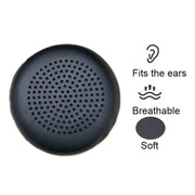 1pair For Plantronics UC B825 Headphone Leather Sponge Cover Earmuffs, Color: Black Mesh Leather