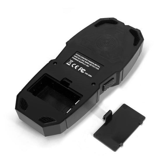HW-QB6 5 In 1 Wall Scanner Handheld Stud Finder Wood Current Metal Live Wires Detection(Orange)