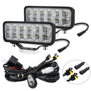 14W 9-30V 6 Inch Long Water-resistant Car Work Headlight With Wire Set(X1)