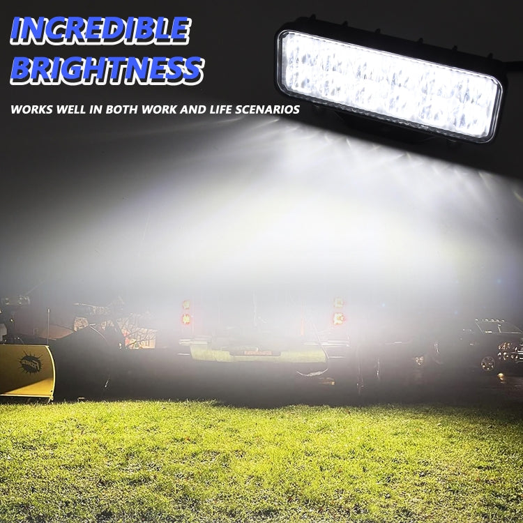 14W 9-30V 6 Inch Long Water-resistant Car Work Headlight With Wire Set(X1)