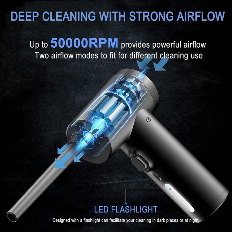 High-power Wireless Vacuum Cleaner Mini Air Pump, Specification: CF08+Vacuum Cleaner+Vacuum Pump