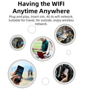 Global Edition 4G UFI LTE WiFi Dongle Wireless Router Plug-in NIC Router(Black)