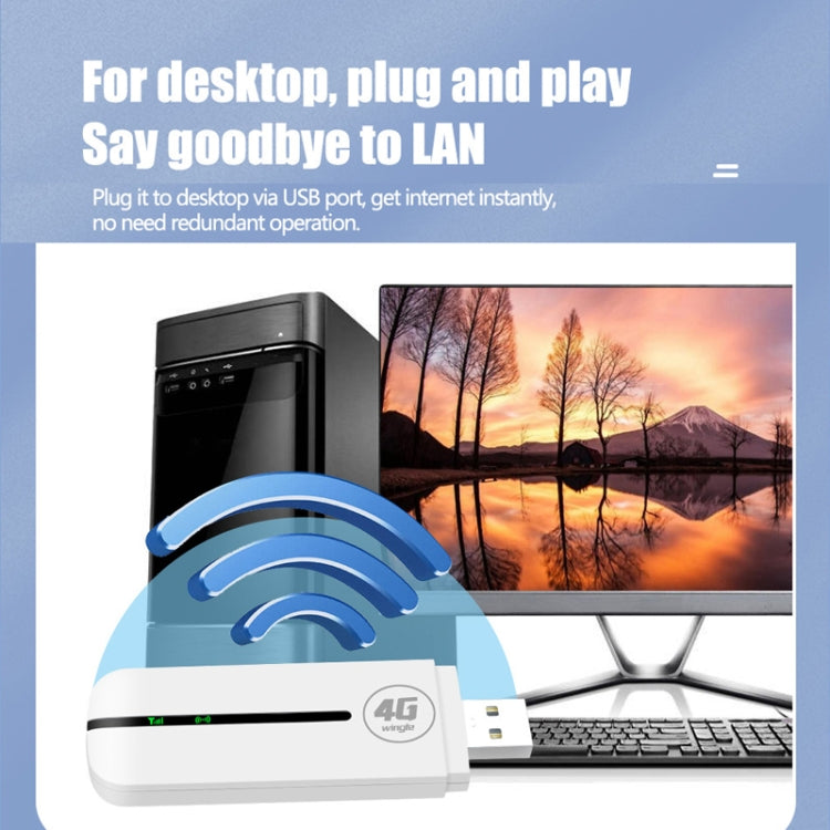 Eurasian Version U8-EU 4G WiFi Dongle USB Plug-In Router Mobile Hotspot