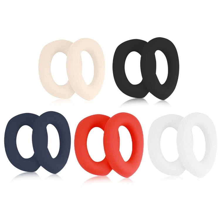1pair For Sony WH-1000XM5 Headphone Leather Sponge Cover Earmuffs(Red)
