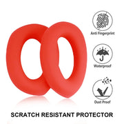 1pair For Sony WH-1000XM5 Headphone Leather Sponge Cover Earmuffs(Red)