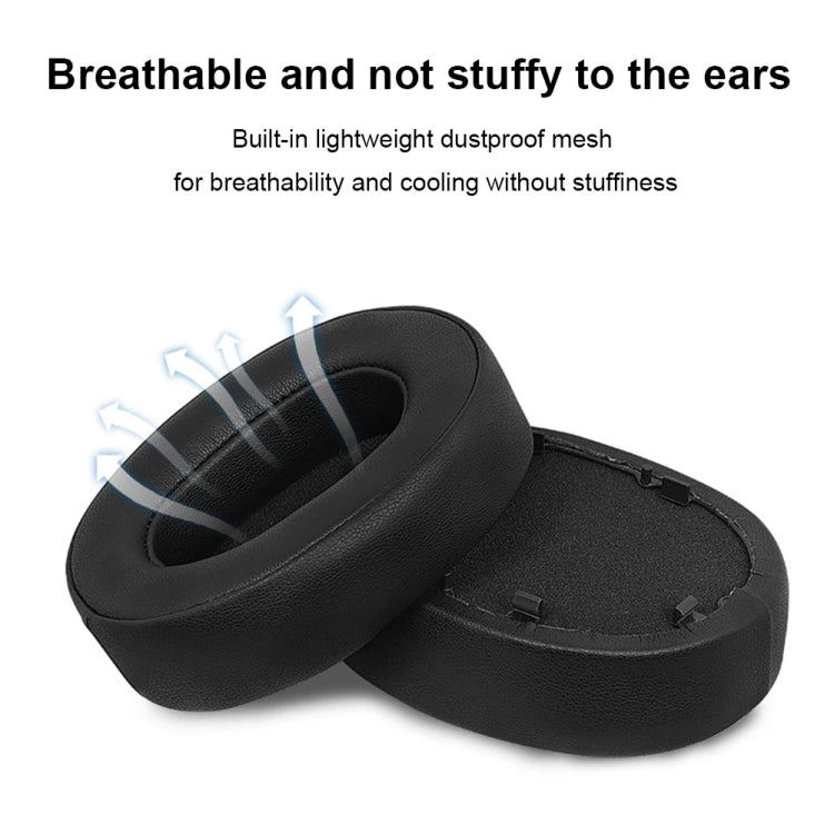 1pair For Sony WH-1000XM5 Headphone Leather Sponge Cover Earmuffs(Red)