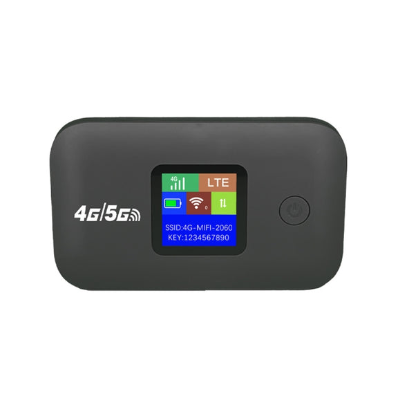 A8-EU Eurasian Version 4G Portable WiFi Wireless Type-C Plug And Play LTE Router Car Mobile Hotspot(Black)