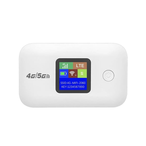 A8-AS Asian Version 4G Portable WiFi Wireless Type-C Plug And Play LTE Router Car Mobile Hotspot(White)