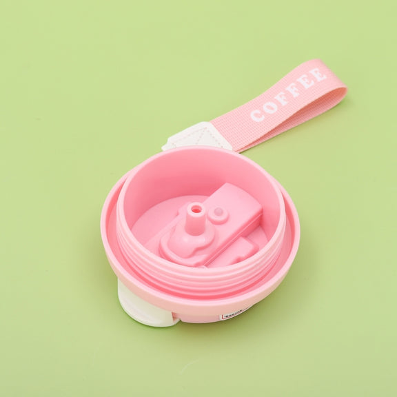 2.8 Inch Cup Mouth Straw Cup Lid Coffee Mug Replacement Lid With Hand Strip(Black)
