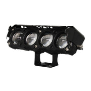 Motorcycle Spotlight External Lens Car LED Headlight Strong Spot Fog Light, Model: Flashing-2 Wires