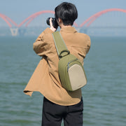 Cwatcun D148 Medium Casual Camera Bag Shoulder Crossbody Daily Photography Bag, Color: Black