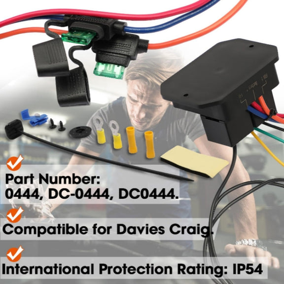 12V Digital Radiator Fan Controller Switch Automotive Fan Wiring Harness